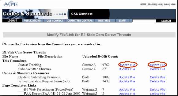 CMS, File Maintenance
